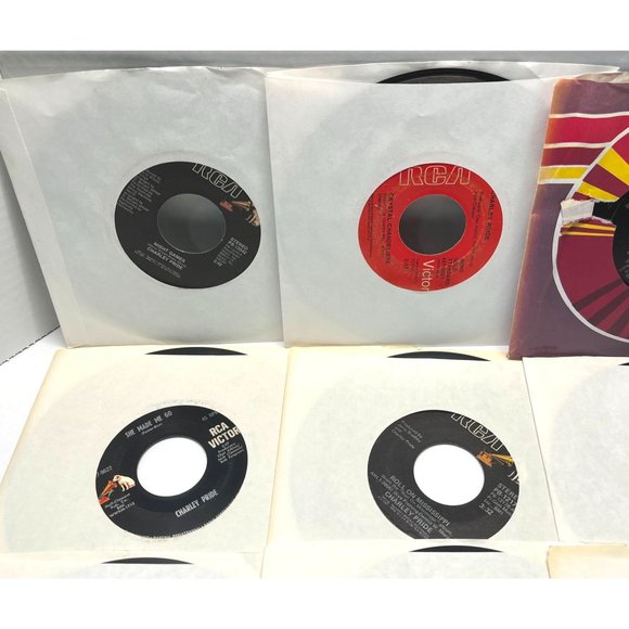 Charley Pride Country Records 45 RPM Lot 12 Different Records - Picture 2 of 6